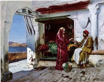unknow artist Arab or Arabic people and life. Orientalism oil paintings 136